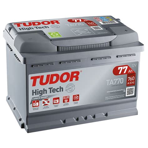 Starting Battery TA770 TUDOR EXIDE HIGH.